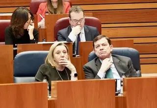 Alfonso Fernández Mañueco e Isabel Blanco