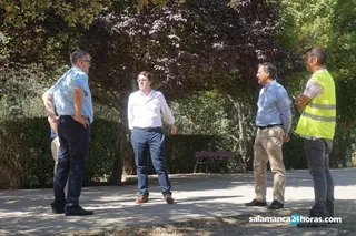 Visita Mañueco obras Aldehuela 39