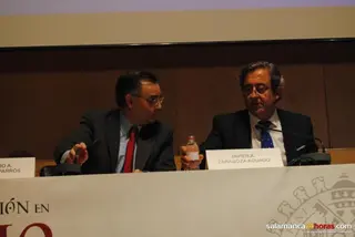 Javier Zaragoza alaba el sistema legal español: "Es uno de los mejores preparados"