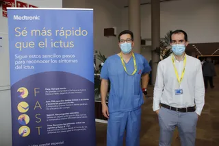Luis López Mesonero y Miguel Ángel Castaño, realizan una jornada informativa con motivo del próximo Día Mundial del Ictus