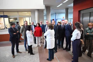 Visita del consejero de Sanidad a Ciudad Rodrigo