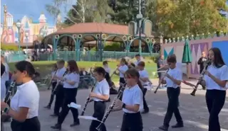 La Banda Elemental del Conservatorio de Salamanca actúa en Disneyland Paris | Conservatorio Profesional de Salamanca (Instagram)