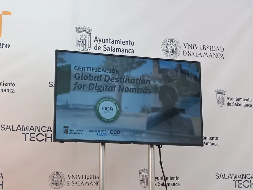 Salamanca, acreditada como Destino Internacional para Nómadas Digitales tras recibir la máxima puntuación de la OCA Global