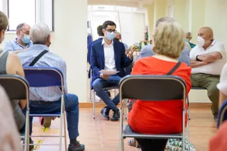 Encuentro del PSOE con FAMASA
