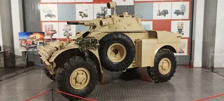 La Autoametralladora Panhard HE60/7 en el Museo de Historia de la Automoción de Salamanca