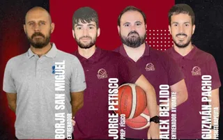 Cuerpo técnico del CB Tormes FOTO CB TORMES