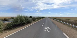 Tramo de autovía A-62 | Foto Google Maps