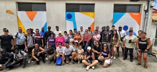 Juzbado amplía su galería al aire libre con un nuevo mural colaborativo titulado “Vida”