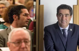 Emilio Checa (izq.) y José Vicente Martín Galeano (dcha.)