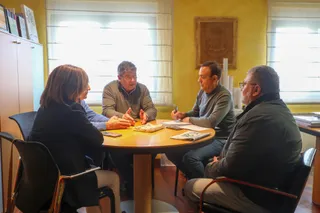 Reunión del Ayuntamiento de Carbajosa de la Sagrada y la Asociación de Empresarios del Polígono Montalvo III (1)