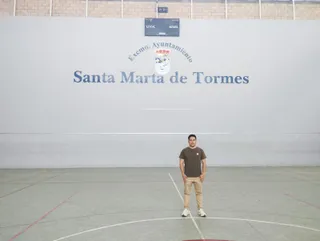El concejal de Deportes en Santa Marta de Tormes, Jorge Valiente