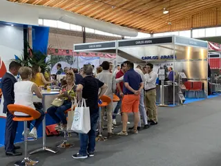 Asistentes a la Feria de la Industria Cárnica de Guijuelo 2022
