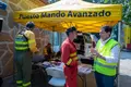 El presidente de la Junta de Castilla y León, Alfonso Fernández Mañueco, en el Puesto de Manzo Avanzado. ICAL