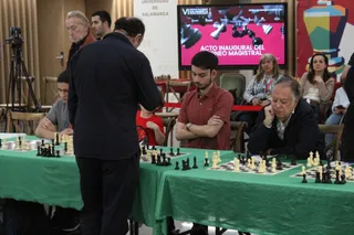 Acto inaugural de la VI edición del torneo de Ajedrez moderno