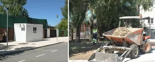 El recinto de espectáculos se prepara para el concierto de Antonio José