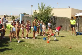 Gymkana de agua en San Cristóbal de la Cuesta