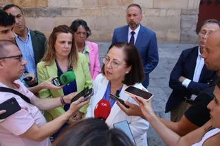 Los candidatos al Congreso y el Senado por Salamanca, mantienen una reunión con el rector de la Universidad de Salamanca
