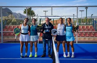 Teresa Moríñigo en la final del FIO Internacional Promotion de La Nucía FOTO PADEL CV