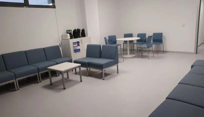 Sala de estar de los celadores.