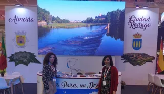 Feria de Turismo de Lisboa en el stand de Ciudad Rodrigo