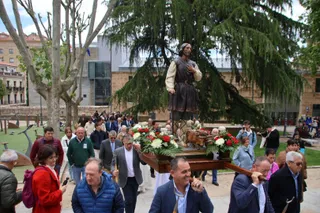 Procesión y bendición simbólica de los campos por el día del patrón de los agricultores, San Isidro Labrador
