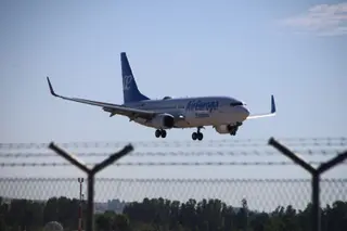Avion de Air Europa en Matacán