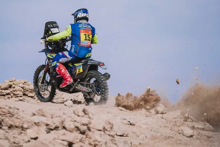 Santolino en el Dakar