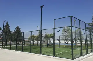 Nuevas instalaciones de las pistas de pádel de Cantalapiedra