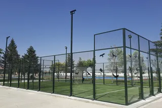 Nuevas instalaciones de las pistas de pádel de Cantalapiedra