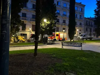 Los Bomberos de Salamanca intervienen en una fuga de gas en la plaza Concilio de Trento