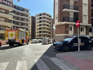 Incendio en un cuadro eléctrico