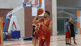Juanpe Jiménez, en un entrenamiento / FOTO SALAMANCA24HORAS.COM