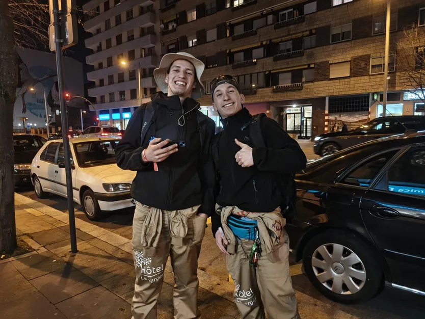 Loic y Nathan, que junto forman el equipo Les Aix Centrés