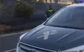 Guardia Civil en el incendio de Galisancho este martes. 