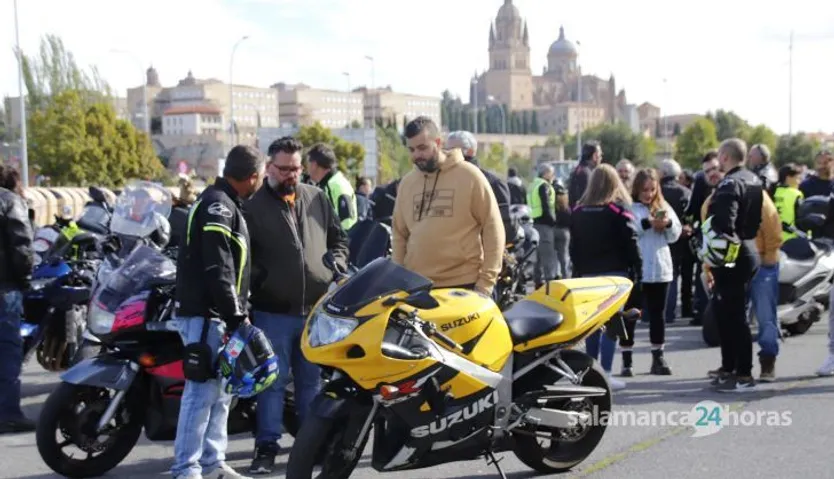 Manifestación de moteros