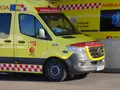 Ambulancia y ambulancias en el hospital de Salamanca. CAUSA. S24H.