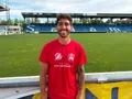 Álvaro Gómez, en el estadio Reina Sofía antes de las pruebas físicas.