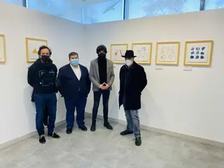 Nueva exposición en el Delibes. Foto Ayuntamiento de Santa Marta.