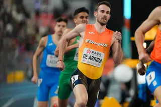 Álvaro de Arriba, en las semifinales del Mundial de atletismo de pista cubierta FOTO ATLETISMO RFEA