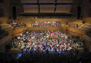 Orquesta Sinfónica de Castilla y León (OSCyL) en un concierto 