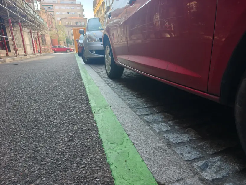 Una Línea Verde En La Zona Ora De Salamanca