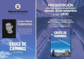 Carlos María Cabrerizo presenta ‘Cruce de caminos’ en la localidad