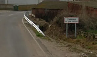 Entrada al pueblo de Villalba de los Llanos. Foto GoogleMaps
