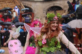 Desfile de disfraces callejeros del Carnaval del Toro. Foto: Verónica Tapia