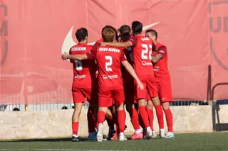 Los jugadores del Santa Marta celebran un gol ante el Villaralbo | FOTO UD SANTA MARTA
