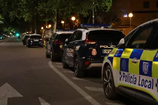 Imagen de archivo de vehículos de Policía Nacional y Local