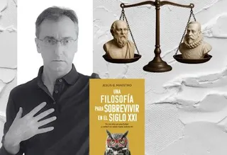 Cartel sobre la charla "¿Una filosofía o una literatura para sobrevivir en el siglo XXI?" | Comunicación USAL