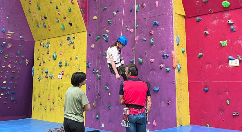 Rocódromo en el Polideportivo Miguel de Unamuno
