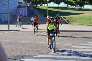 Marcha cicloturista en Villamayor