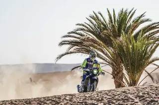 Lorenzo Santolino en el Rally de Marruecos